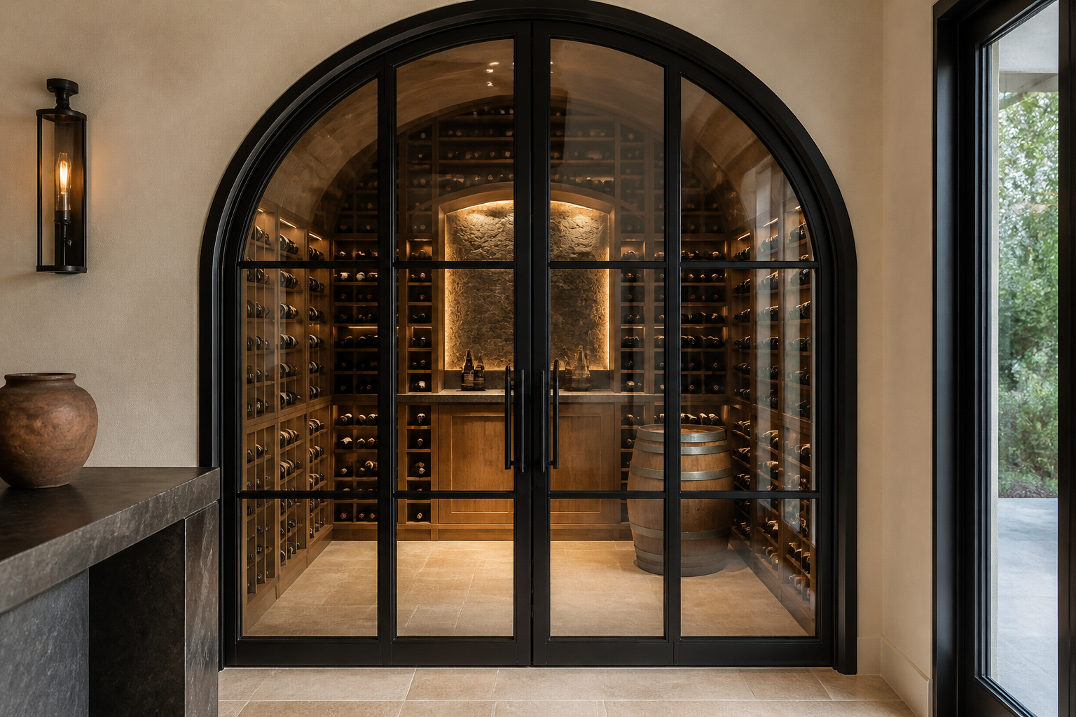 VLX 100 Arched / Custom Door in Dallas, TX | Hale Windows Dallas - detail 3