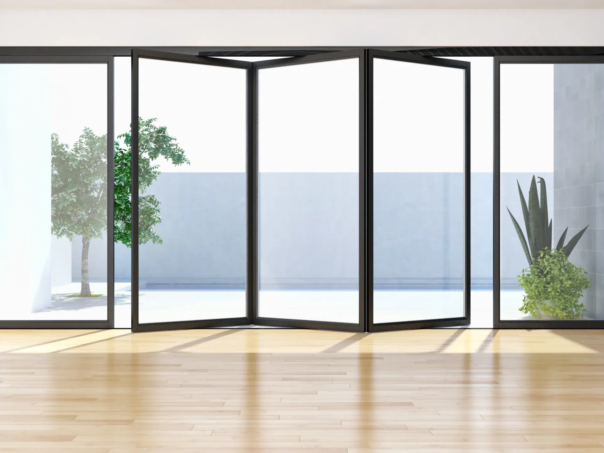VLX 100 Bifold / Folding Door in Dallas, TX | Hale Windows Dallas - detail 1