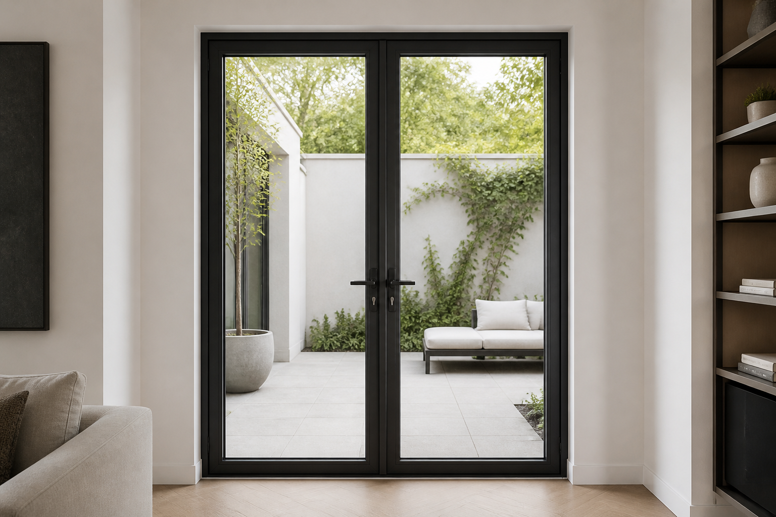 VLX 100 Double Swing / French Door in Dallas, TX | Hale Windows Dallas - detail 6